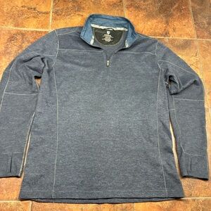 Kuhl Navy Quarter-Zip Top